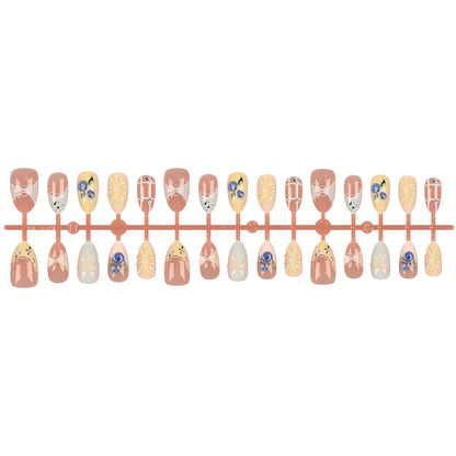 Künstlerische Press-On Nagelkunst Kollektion