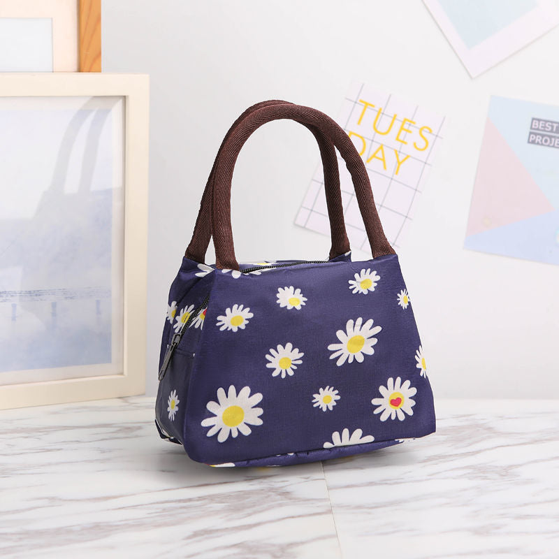 Floral Print Isolierte Lunch-Tragetasche Brehn