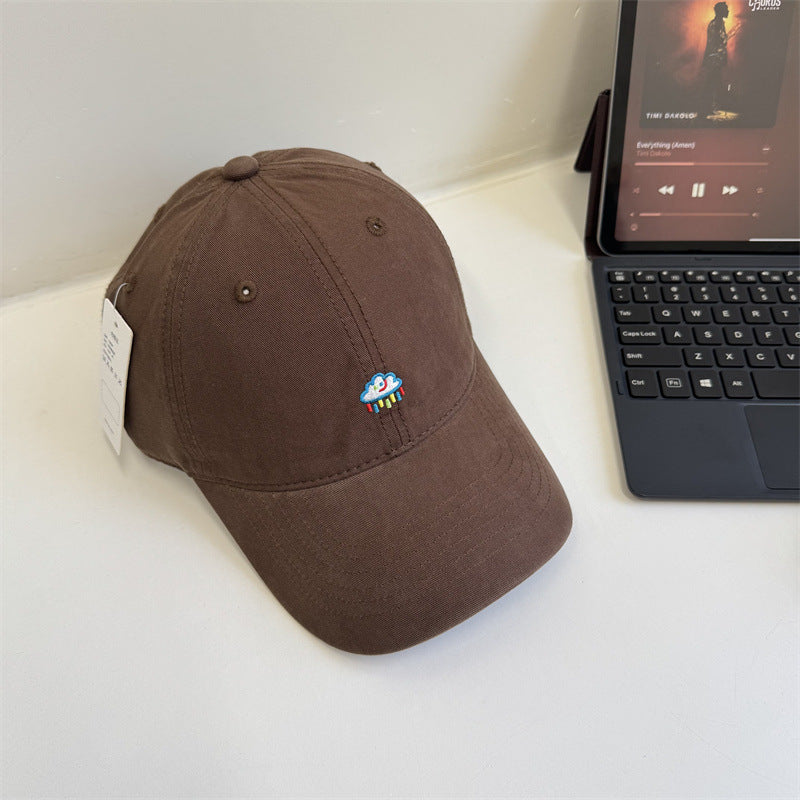 Frauen Bestickte Baumwolle Dad Hat Brehn
