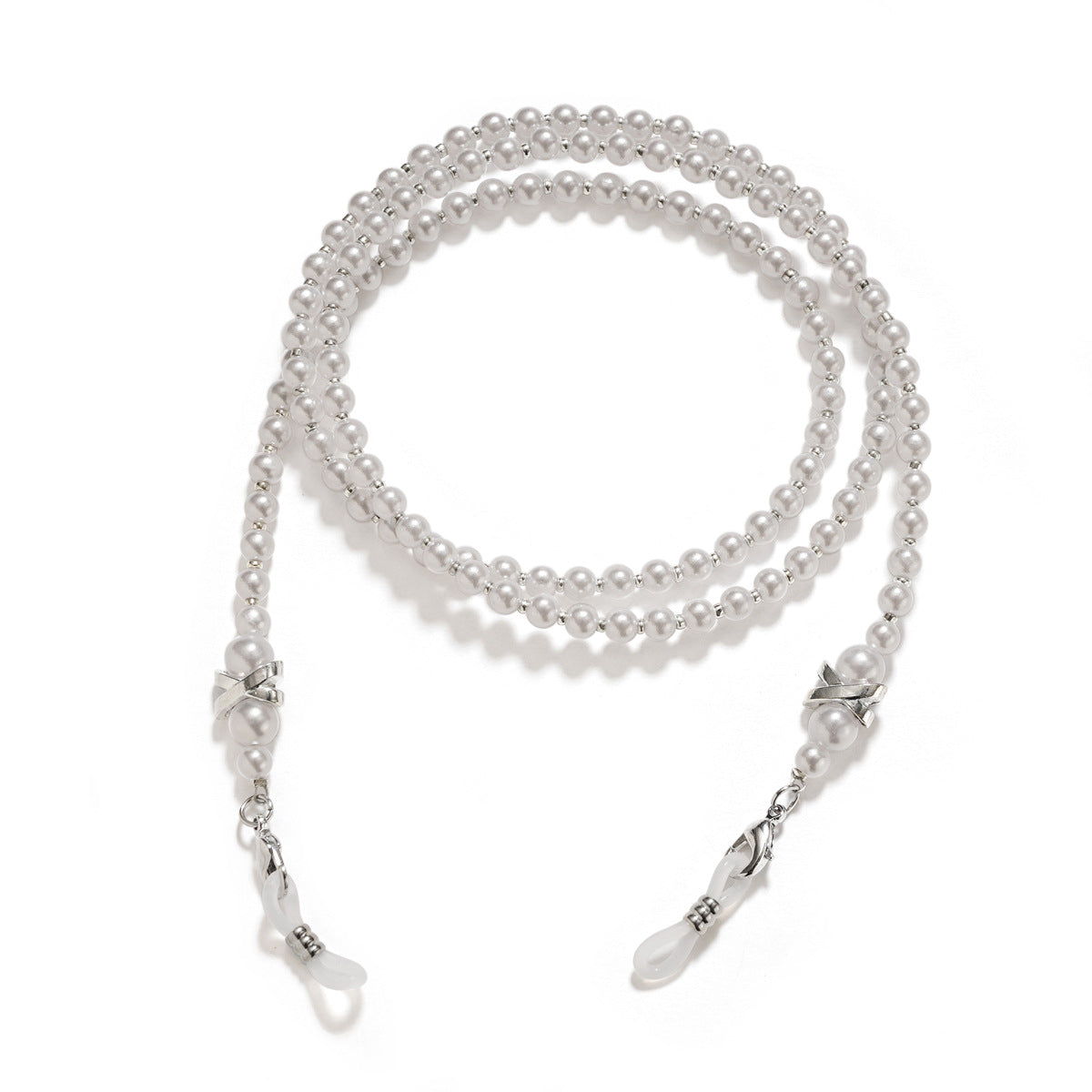 Elegante Perlen Brillen Kette Brehn