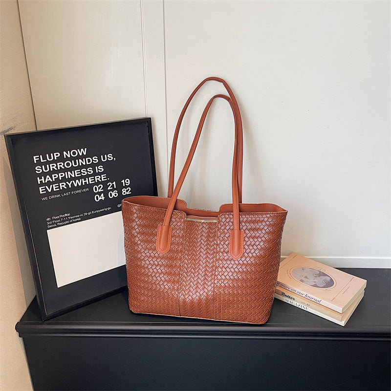 WoWoven Leder Tote Bag Brehn