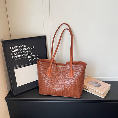 WoWoven Leder Tote Bag Brehn