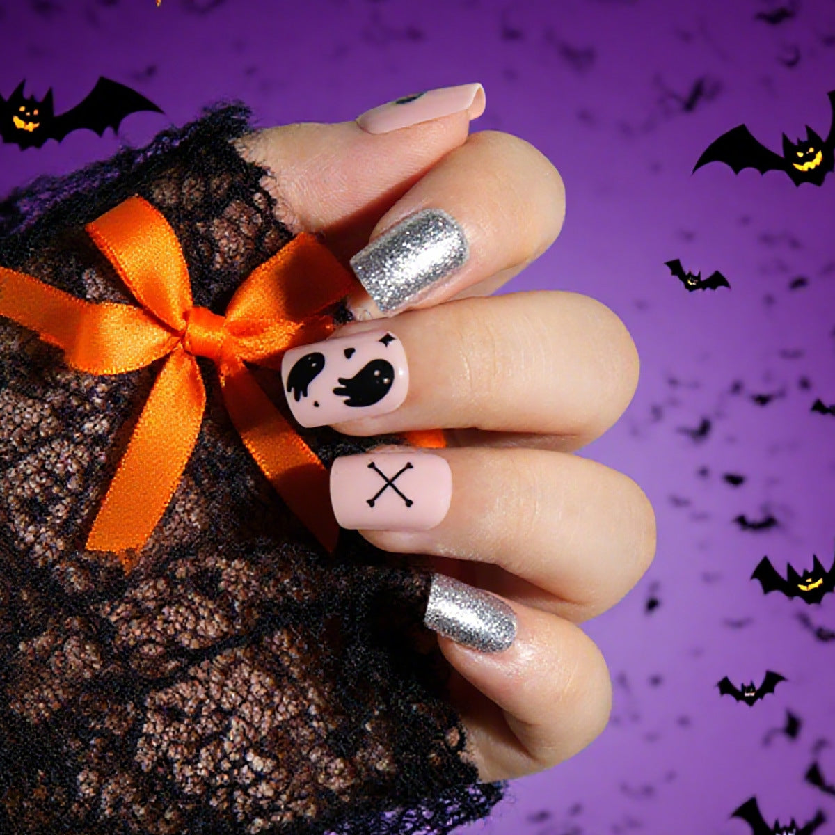 Halloween-Themen Künstlerisches Nagelkunst-Set Brehn