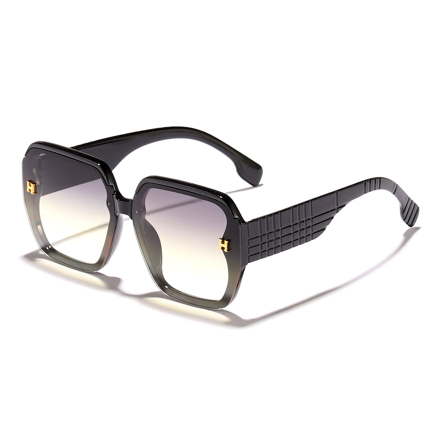Damen modische Sonnenbrille mit quadratischem Rahmen und trendigen Gläsern Brehn