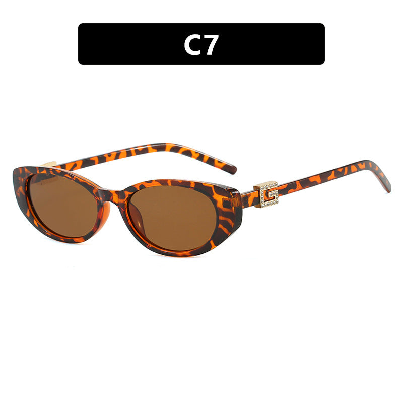 Damen cat-eye Sonnenbrille mit elegantem Metallrahmen und schützendem UV-Filter Brehn
