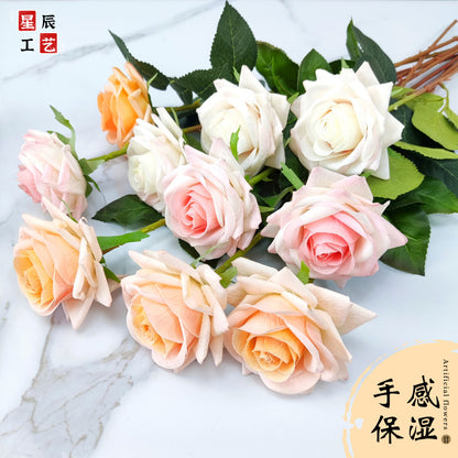 Künstlicher Blumen-Rosen-Stielstrauß