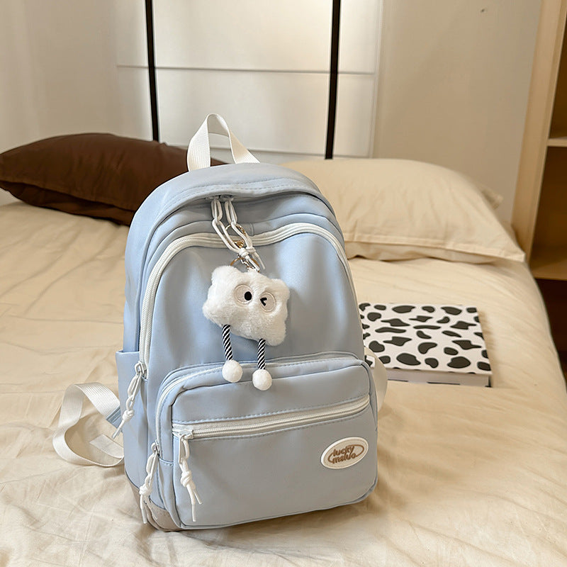 Niedlicher kompakter Mehrfachfächer-Schulrucksack