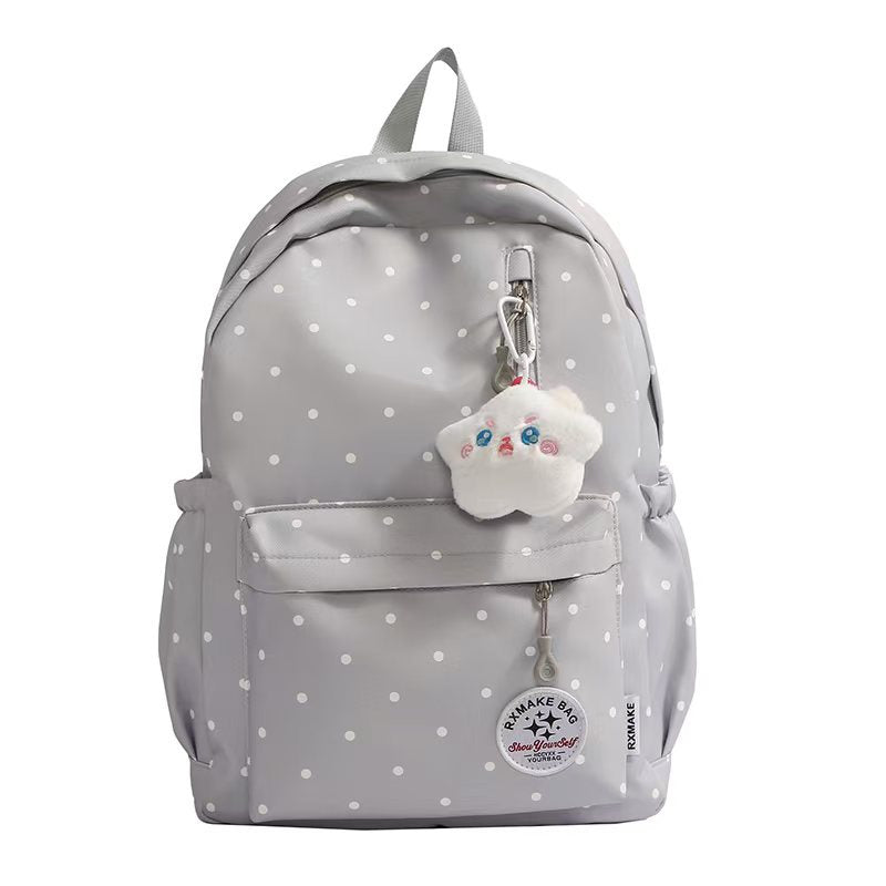 Verspielt gepunkteter Rucksack Brehn