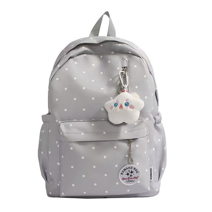 Verspielt gepunkteter Rucksack Brehn