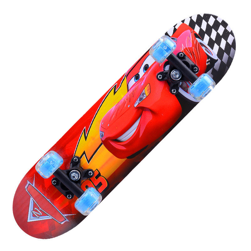 Mädchen Cartoon Charakter Mini Skateboard Brehn