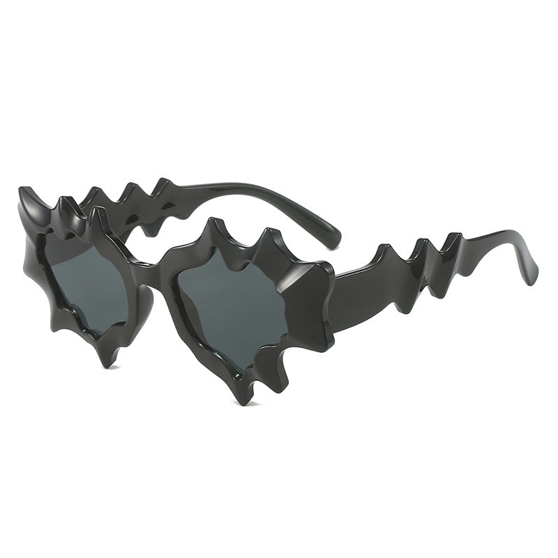 Damen auffällige künstlerische Sonnenbrille Brehn