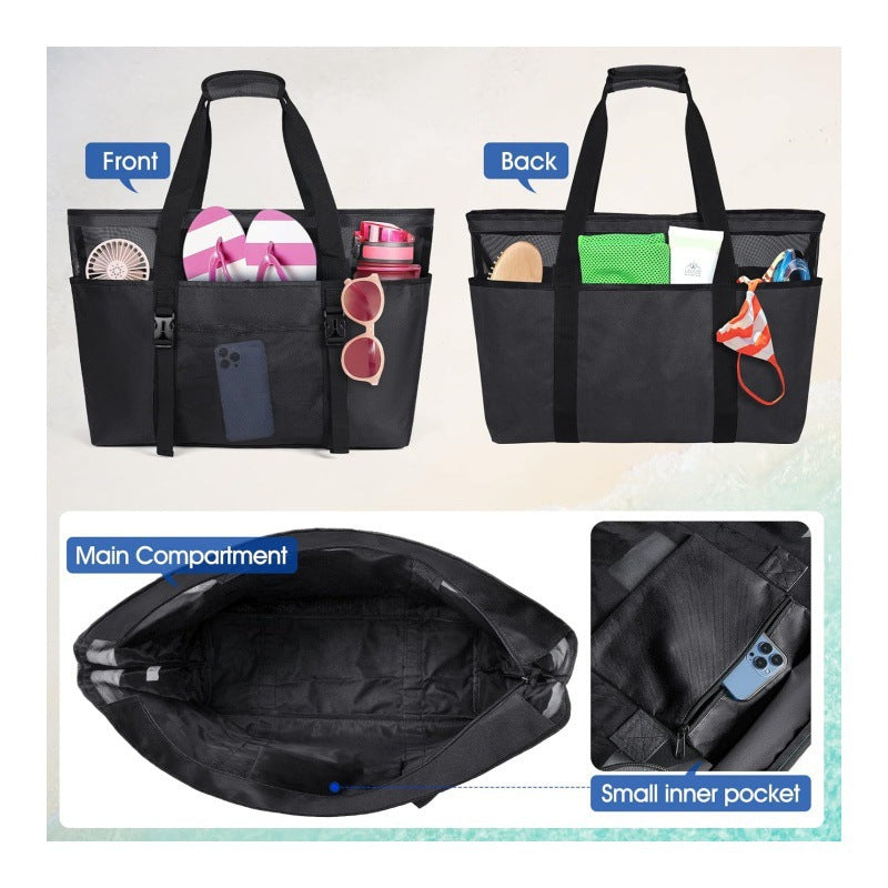 Multifunktionale Strandtasche mit Fächern Brehn