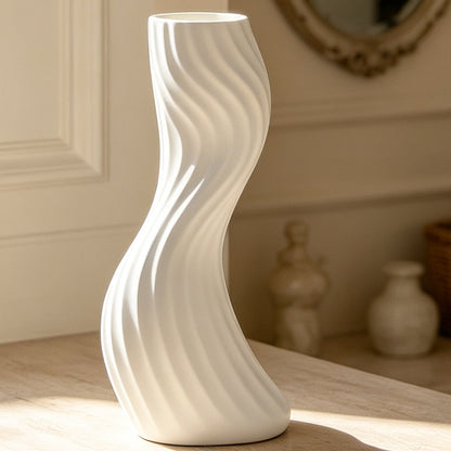 Elegante verdrehte dekorative Bodenvase Brehn