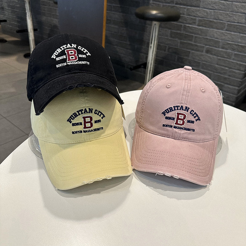 Herren Vintage-inspirierte bestickte Baseballmütze Brehn