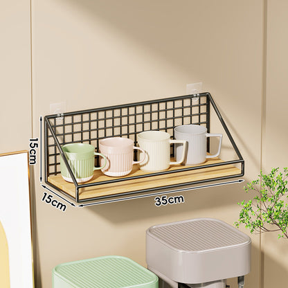 Wandmontierter Küchen-Organizer-Regal