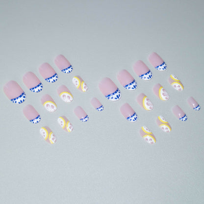 Zitrus-inspiriertes Nagelkunst-Kit