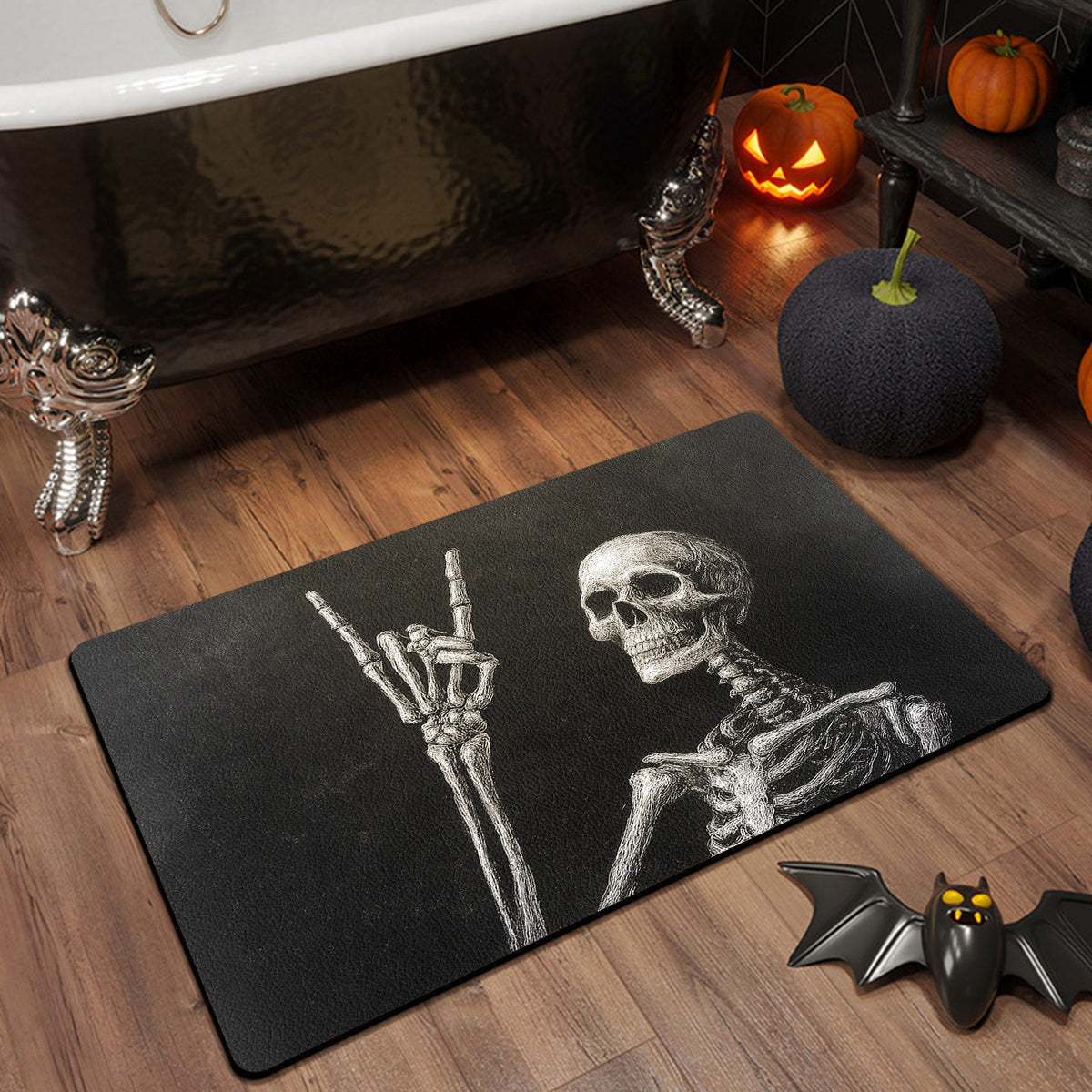 Halloween-Themen-Badezimmermatte