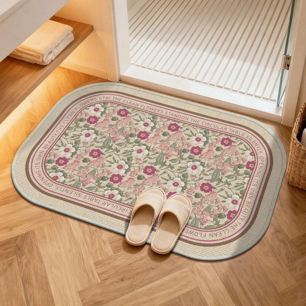 Komfort Wasserabweisende Badematte Brehn