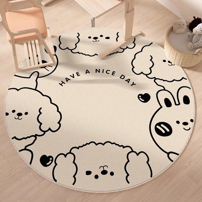 Runder Spielzimmer Teppich