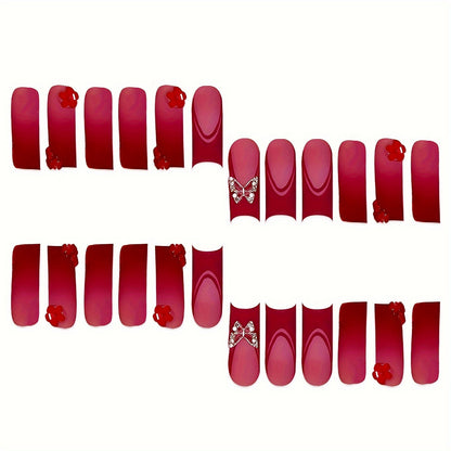 Dekorativer Press-On Nagelset Brehn