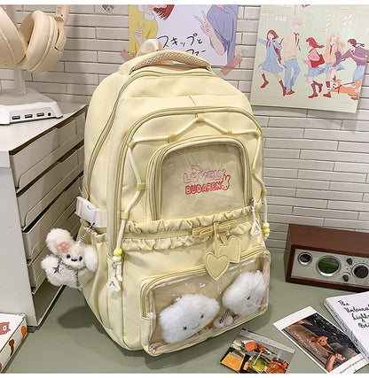Transparenter Fronttasche Freizeit Rucksack Brehn