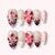 Kunstnagelset mit floralen und eleganten Akzenten Brehn