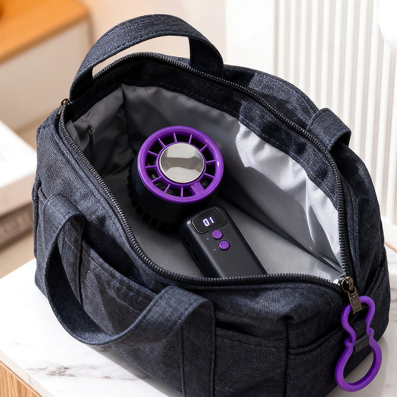 Damen Multifunktionaler Handventilator mit LED-Display und USB-Ladefunktion Brehn