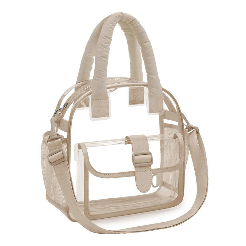 Transparente Handtasche mit Multitaskingfähigem Innenfach Brehn