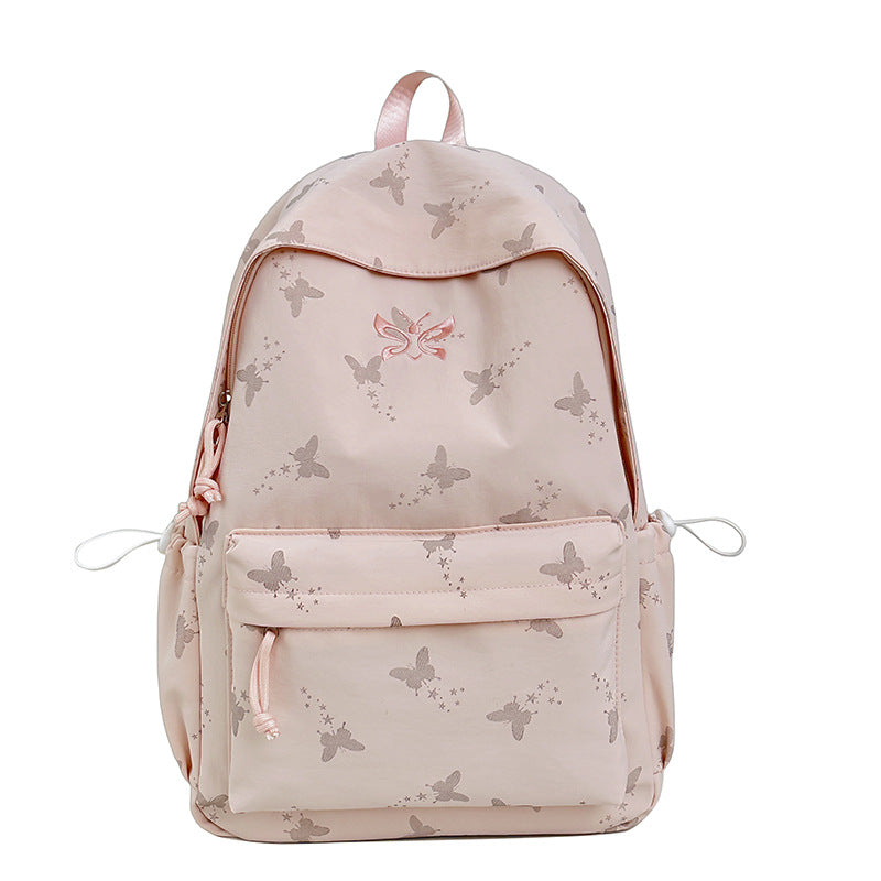 Stylischer Schmetterlingsdruck-Rucksack