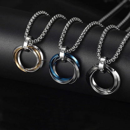 Verschränkte Ringe Halskette Brehn
