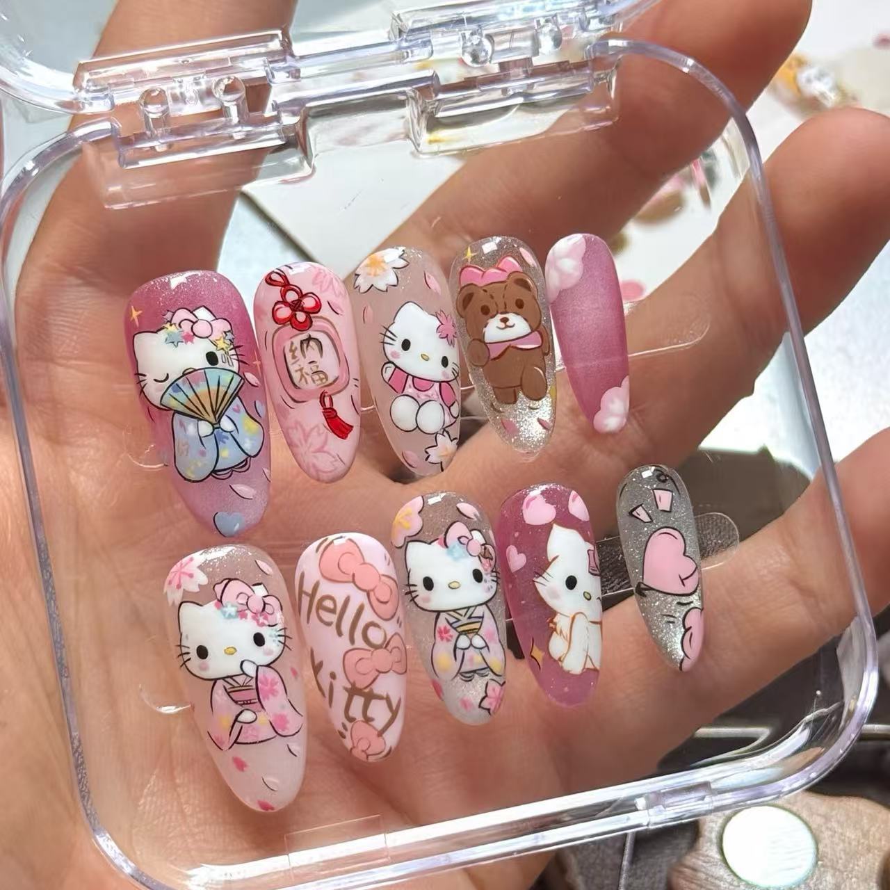 Glamouröse Gel-Nagelkunstverlängerungen Brehn