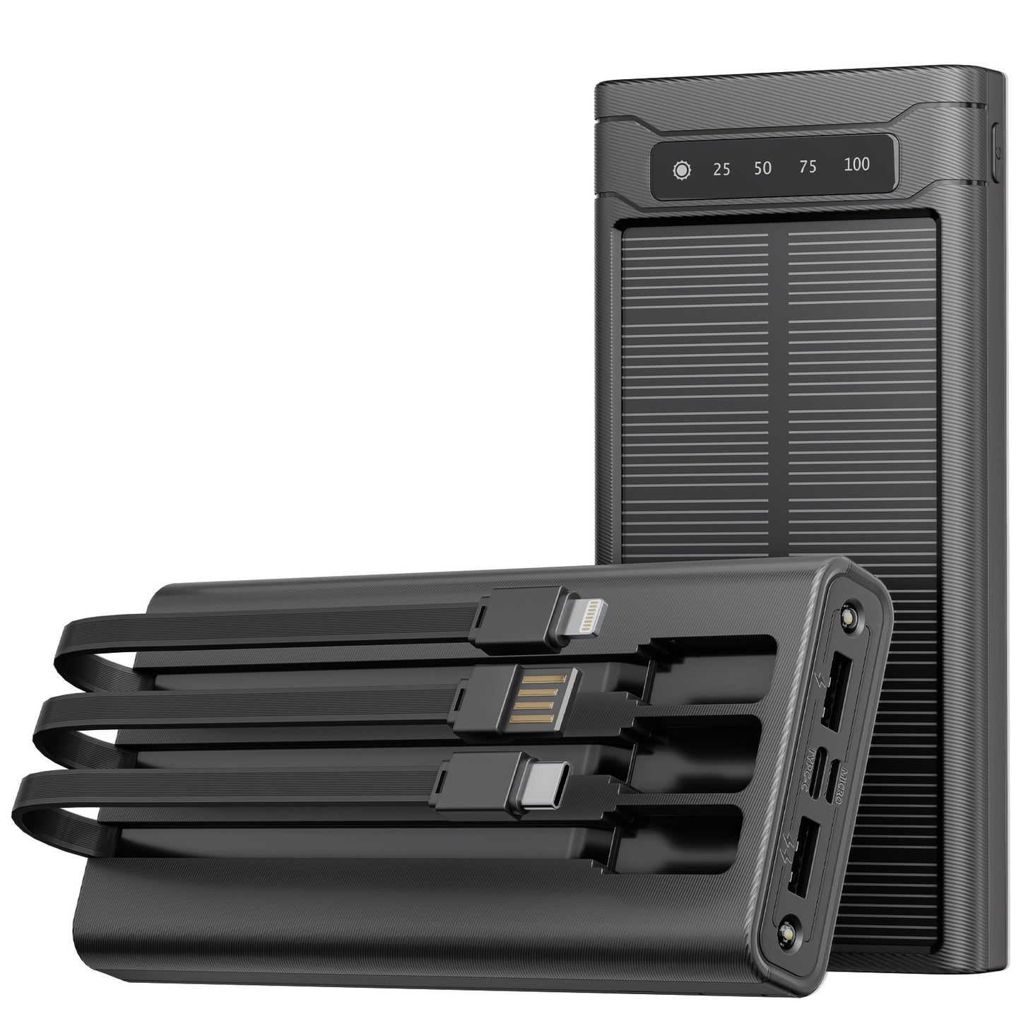 Kompakte Powerbank mit Intelligenter Led-Anzeige Brehn