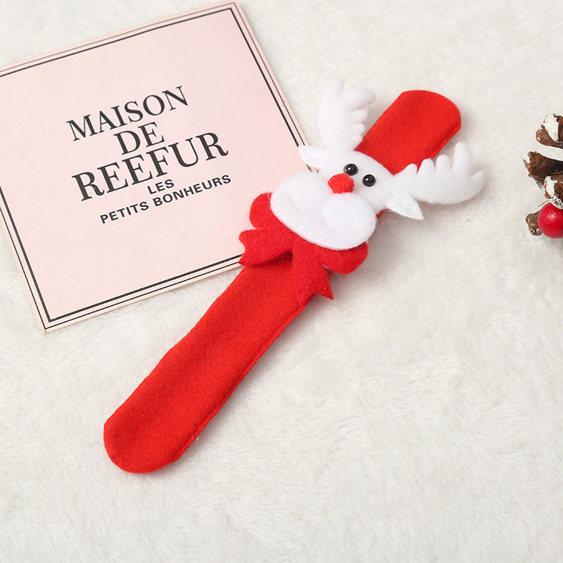 Kreative Weihnachtswristband mit Schneemann-Motiv Brehn