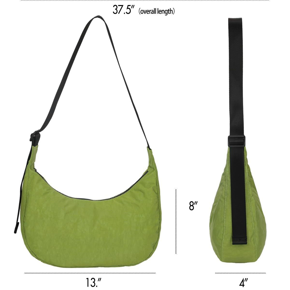 Praktische Hobo-Bag mit Verstellbarem Schulterriemen Brehn