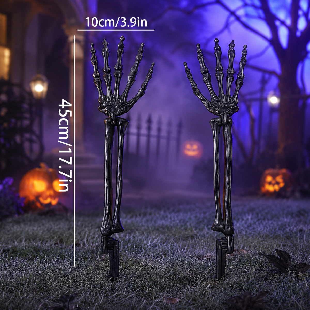 Gruselige Halloween Deko-Skelett-Baumstämme Brehn