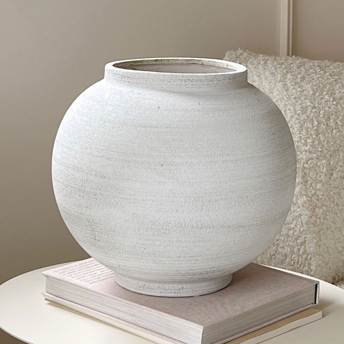 Texturierten Stein Dekorativen Vase