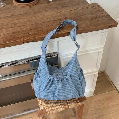 Lässige Gingham Tragetasche