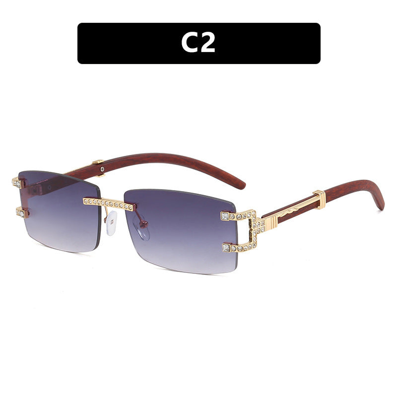Damen exklusive Sonnenbrille im eleganten Design mit Strass-Akzenten Brehn