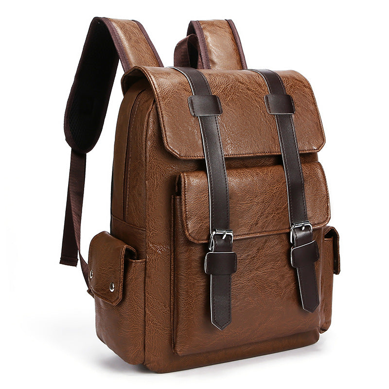 Vintage Leder Rucksack Brehn