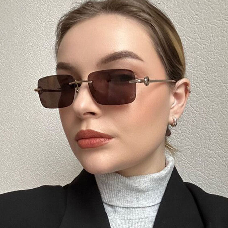 Damen modische geometrische Brille Brehn