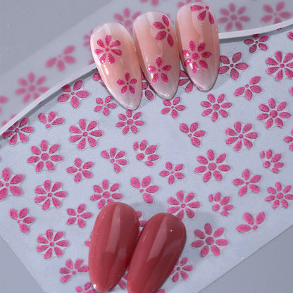 Floral Nagelkunst Aufkleber Blatt