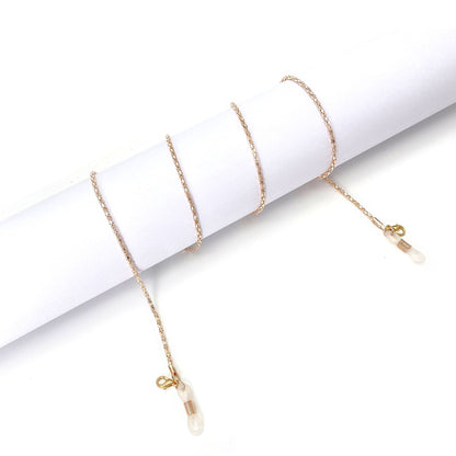 Minimalistische Kette Fußkettchen mit Kristall-Detail Brehn