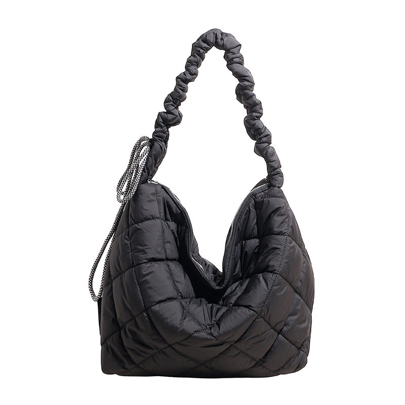 Gepolsterte Puffer Schultertasche