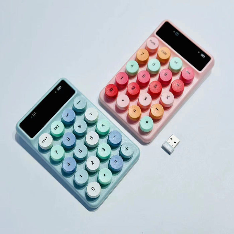 Kabellose Retro Taschenrechner-Tastatur Brehn