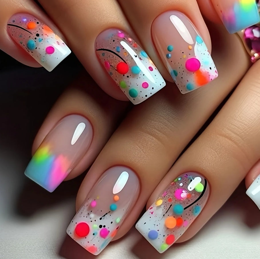 Iridescent Acryl-Nagelverstärkungen Brehn
