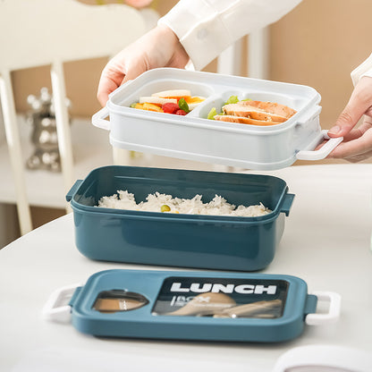 Doppelschichtige Lebensmittelaufbewahrung Lunchbox