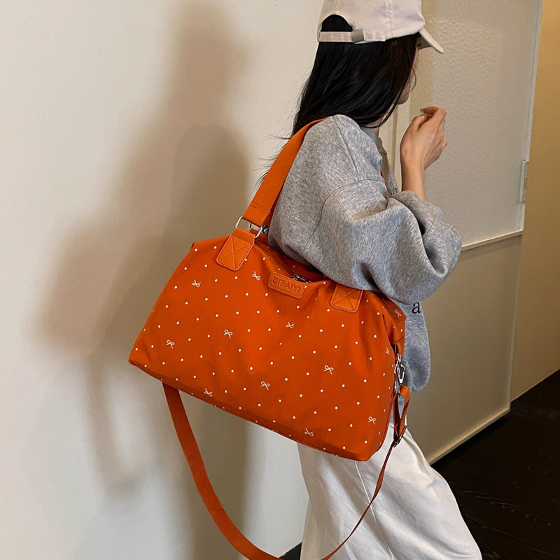Stilvolle Gepunktete Reise-Duffle-Tasche Brehn