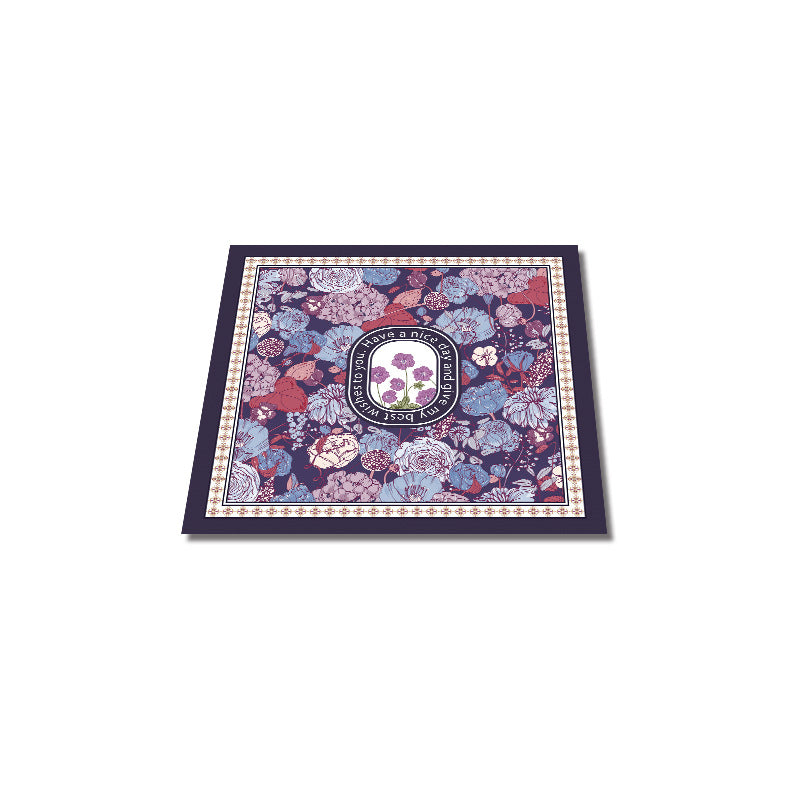 Vintage Floral Decorative Laundry Mat Brehn