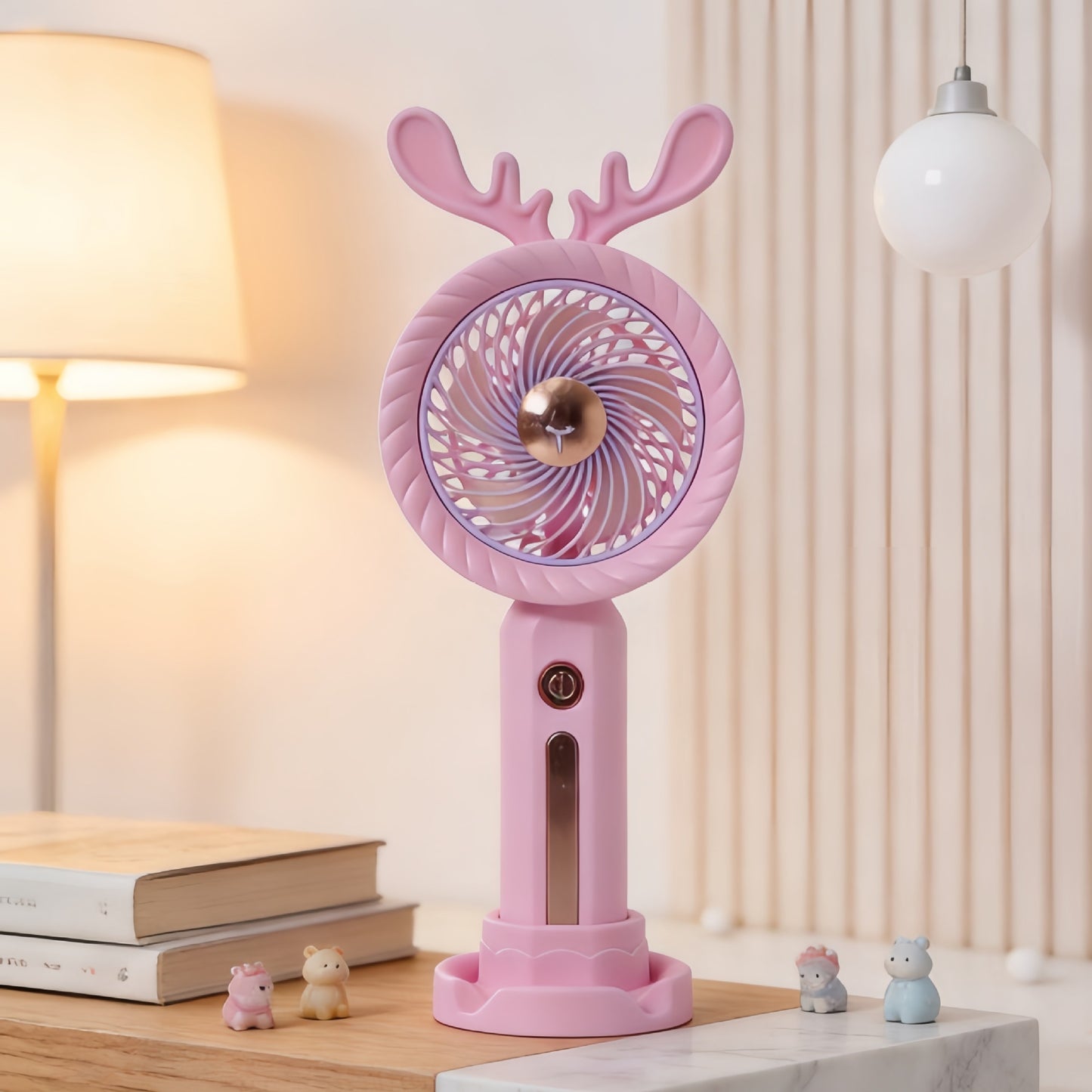 Damen Tragbarer Handventilator mit innovativer Windtechnik und USB-Ladefunktion Brehn