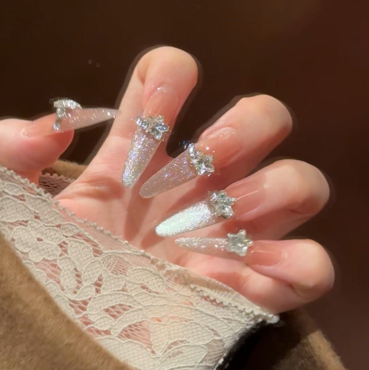 Glamouröses Acryl-Nagelset Brehn